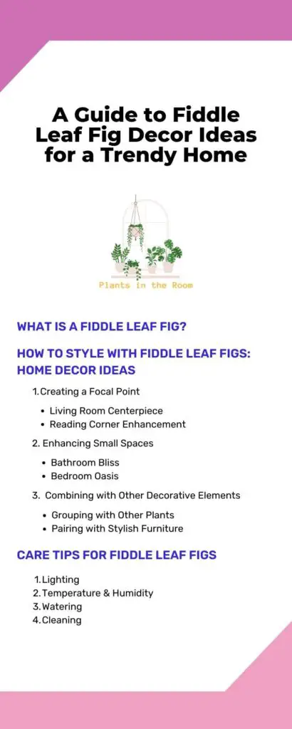 A Guide to Fiddle Leaf Fig Decor Ideas
